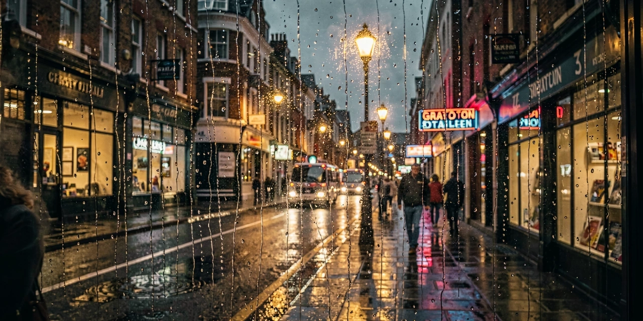 Dublin evening streetscape