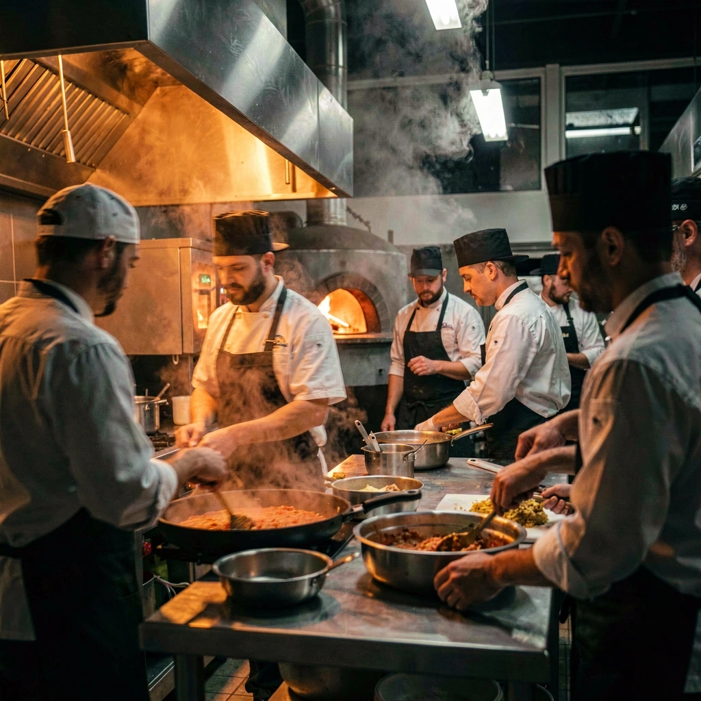 Kitchen energy at Grafton Street