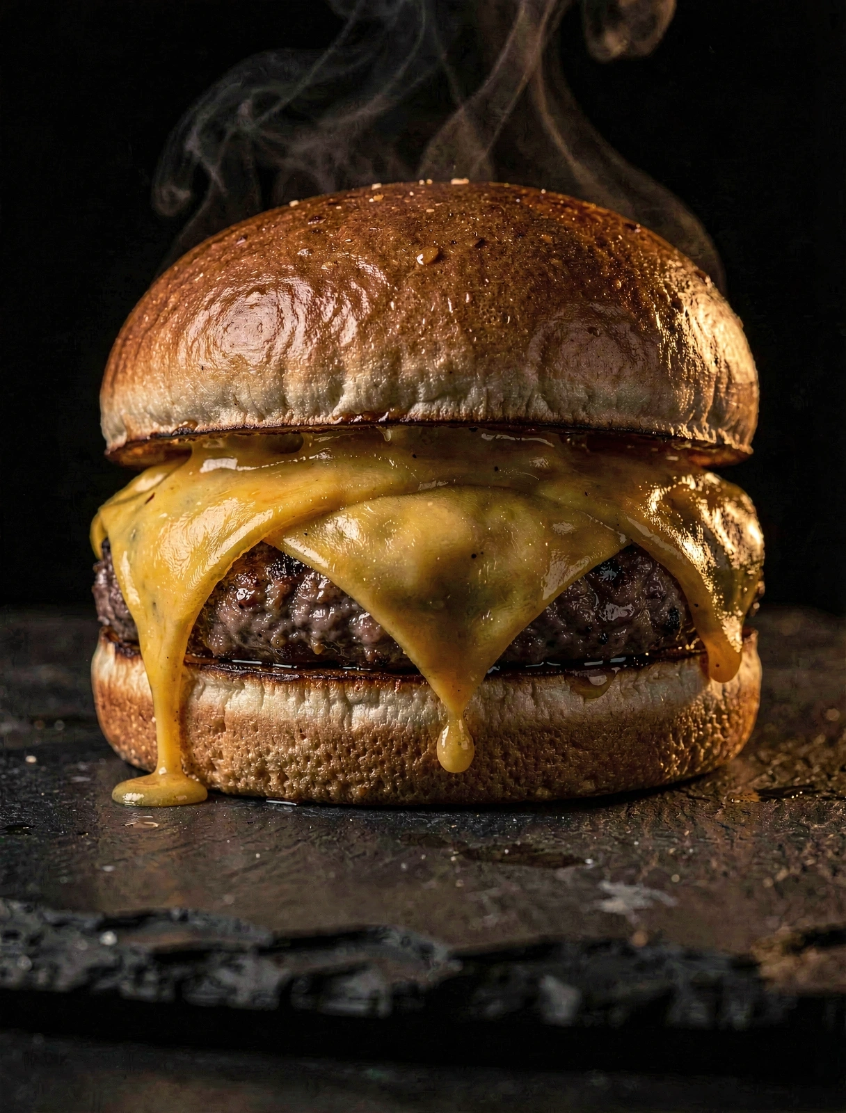 The signature super macs burger