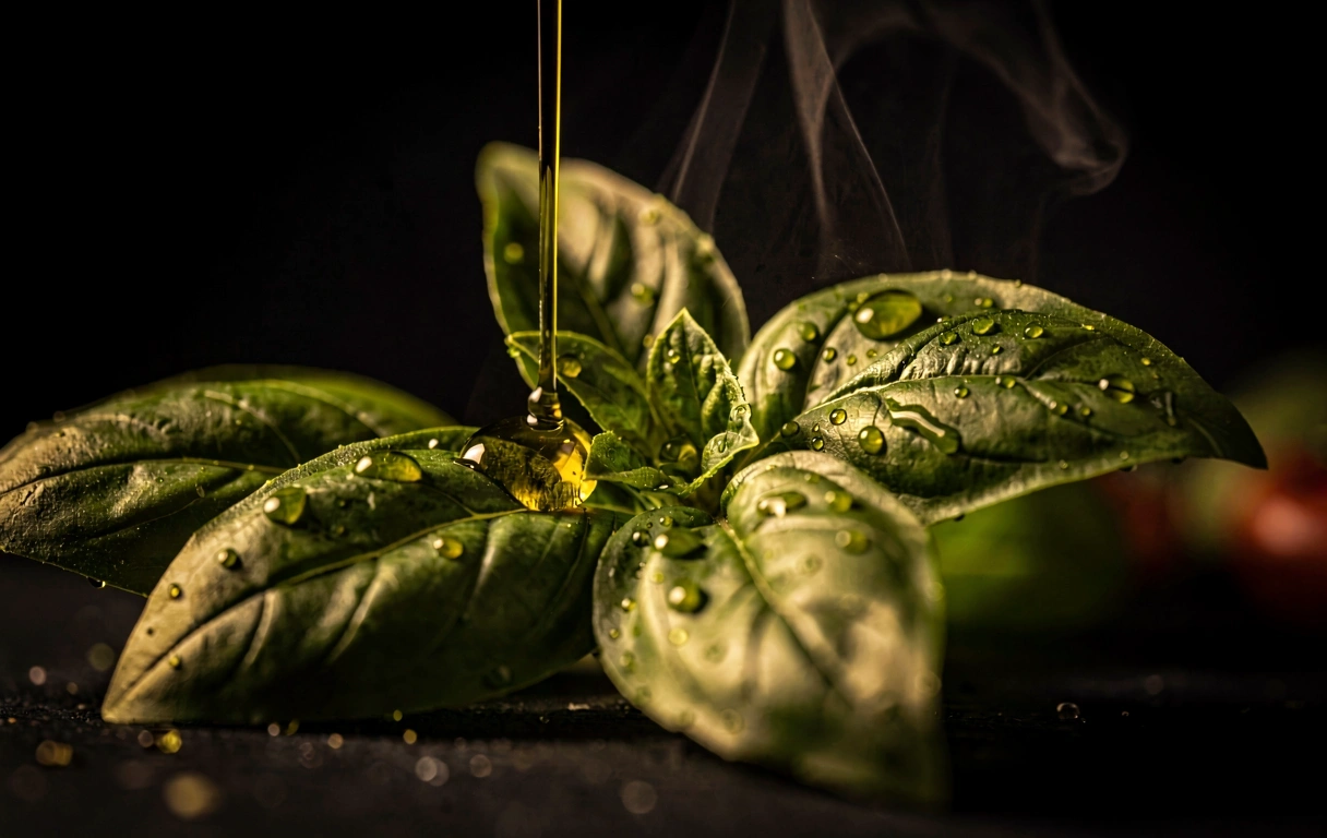 House infused herb oil